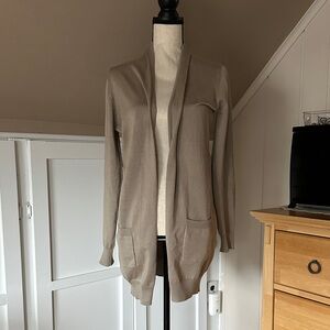 Grace Karin Light Tan Open Front Cardigan